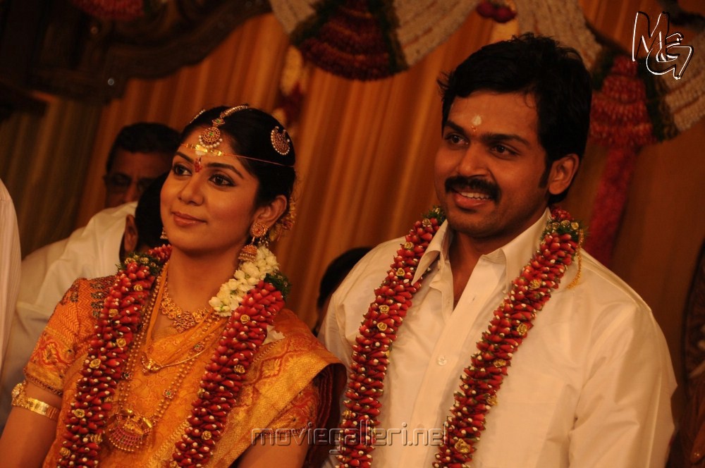 Tamil Actor Karthik Sivakumar Ranjini Wedding held today July 3 at 