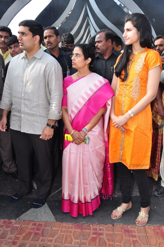 Picture 980576 | Nara Lokesh, Nara Bhuvaneswari, Brahmini at NTR Ghat