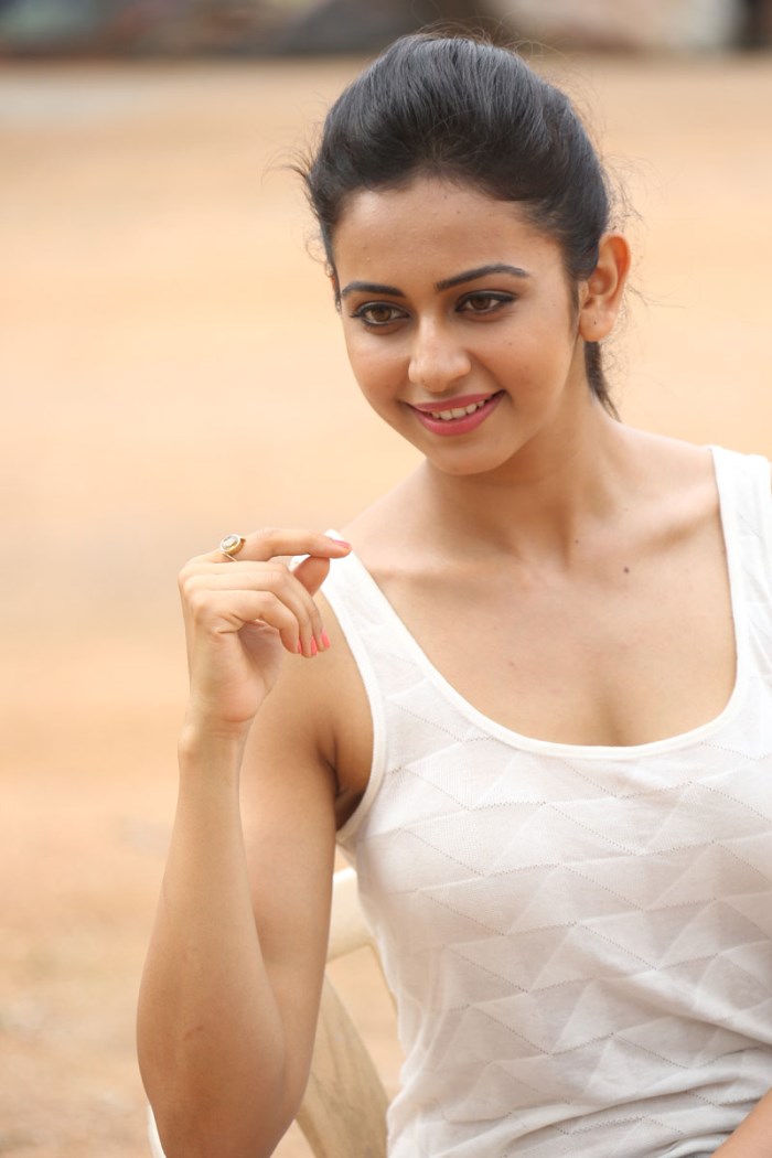 Picture 743921 Actress Rakul Preet Singh On The Sets Of Loukyam Movie New Movie Posters