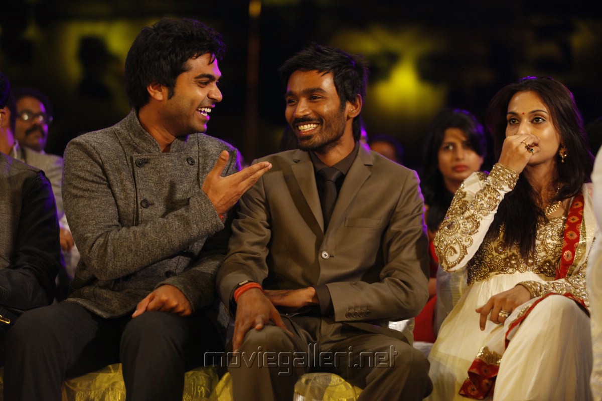 Picture 256685 | Simbu, Dhanush, Aishwarya at SIIMA Awards 2012 Photos