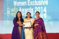 Shoba Chandrasekar Got "Sublime Arpeggio" Award from Dr.Kamala Selvaraj & Poornima Bhagyaraj