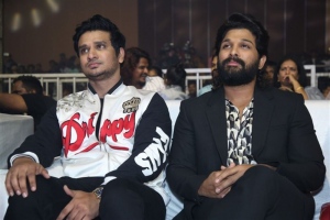 Nikhil Siddharth,Allu Arjun @ 18 PAGES Pre Release Event Stills