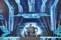 RJ Balaji, AR Rahman, Shankar @ 2.0 Audio Launch Stills Dubai