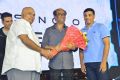 NV Prasad, Rajinikanth, Dil Raju @ 2.0 Movie Press Meet Hyderabad Stills