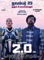 Amy Jackson, Rajinikanth in 2.0 Movie Release Posters