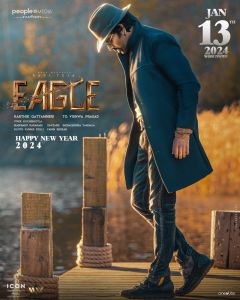 Eagle Movie New Year Wishes Poster