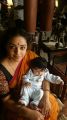 Actress Nithya Menon with baby @ 24 Movie Shooting Spot Images