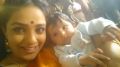 Actress Nithya Menon with baby @ 24 Movie Shooting Spot Images