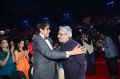 Amitabh Bachchan congratulating Sanjay Leela Bhansali @ 61st Britannia Filmfare Awards 2015 Photos