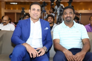 VVS Laxman, Muthiah Muralidaran @ 800 Movie Pre-Release Event Stills