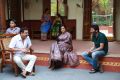 Vijaya Naresh, Nadhiya, Trivikram Srinivas @ A Aa Movie Working Stills