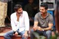 Trivikram Srinivas, Nithin @ A Aa Movie Working Stills