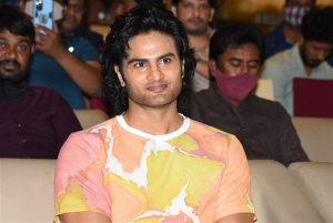 Actor Sudheer Babu @ Aa Ammayi Gurinchi Meeku Cheppali First Look Launch Stills