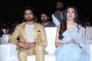 Sudheer Babu, Krithi Shetty @ Aa Ammayi Gurinchi Meeku Cheppali Pre Release Stills