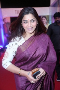Actress Kushboo @ Aadavallu Meeku Johaarlu Pre-Release Event Stills