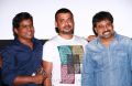 Yuvan, Editor Anthony, Lingusamy at Aadhalal Kadhal Seiveer Audio Launch Stills