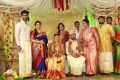 Tamil Actor Atharva mother Shoba @ Aadhav Vinodhinie Marriage Stills