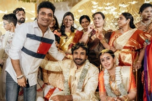 Devi Sri Prasad @ Aadhi Pinisetty Nikki Galrani Wedding Reception Photos