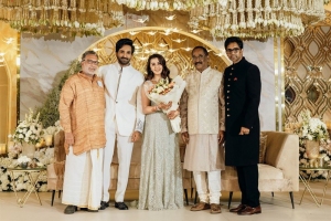 Nassar @ Aadhi Pinisetty Nikki Galrani Wedding Reception Photos