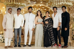 Sivaji Raja, Vijay @ Aadhi Pinisetty Nikki Galrani Wedding Reception Photos