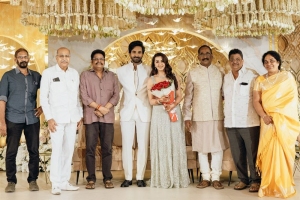 KS Ravikumar @ Aadhi Pinisetty Nikki Galrani Wedding Reception Photos