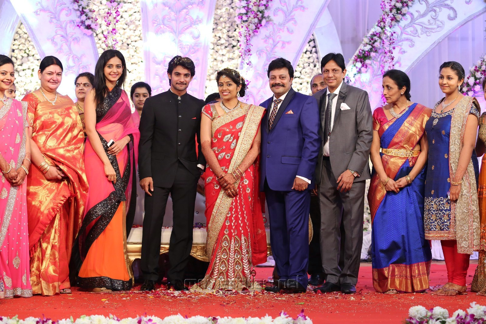 Hero Aadi Wedding Reception Stills | Aadi Aruna Wedding Photos | New