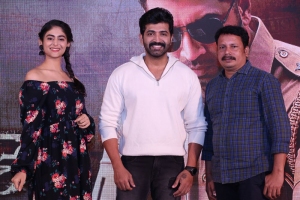 Pallak Lalwani, Arun Vijay, CH Satish Kumar @ Aakrosham Movie Press Meet Stills