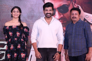 Pallak Lalwani, Arun Vijay, CH Satish Kumar @ Aakrosham Movie Press Meet Stills