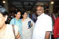 MM Keeravani with wife Valli at Aakruthi Vastra Textile Exhibition Launch Stills