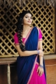 Actress Aathmika Latest Saree Photoshoot Pics