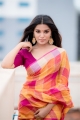 Actress Aathmika Latest Saree Photoshoot Pics