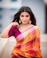 Actress Aathmika Saree Photoshoot Pics