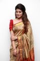 Actress Aathmika Silk Saree Photos HD @ Kannai Nambathey Movie Launch