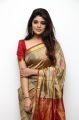 Actress Aathmika Silk Saree Photos HD @ Kannai Nambathey Movie Launch