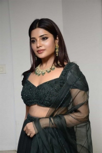 Vijaya Raghavan Actress Aathmika Green Dress Pictures