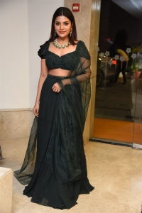 Vijaya Raghavan Heroine Aathmika Green Dress Pictures
