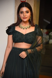 Vijaya Raghavan Actress Aathmika Green Dress Pictures