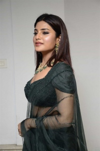 Vijaya Raghavan Actress Aathmika Green Dress Pictures