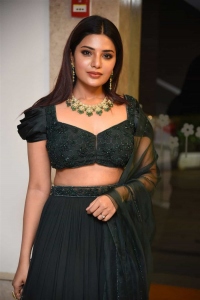 Vijaya Raghavan Heroine Aathmika Green Dress Pictures