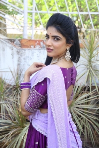 Telugu Actres Aayushi Patel in Saree Stills