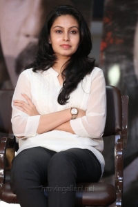 Cute Actress Abhinaya Smile Stills @ Raju Gari Gadhi 2 Success Meet