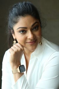 Actress Abhirami Photos @ Maharaja Movie Press Meet