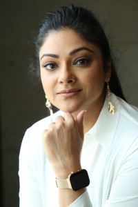 Actress Abhirami Photos @ Maharaja Movie Press Meet