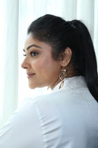 Actress Abhirami Photos @ Maharaja Movie Press Meet