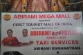 Abirami Mega Mall Pick up drop Taxi Service Launch