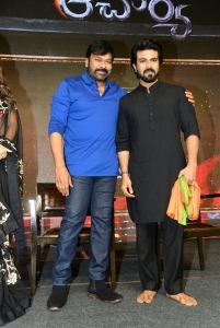 Chiranjeevi, Ram Charan @ Acharya Movie Press Meet Photos