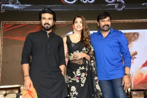 Ram Charan, Pooja Hegde, Chiranjeevi @ Acharya Movie Press Meet Photos