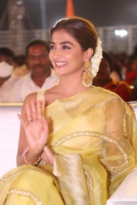 Actress Pooja Hegde @ Acharya Movie Pre Release Function Stills