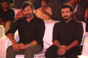 Chiranjeevi, Ram Charan @ Acharya Movie Pre Release Function Stills