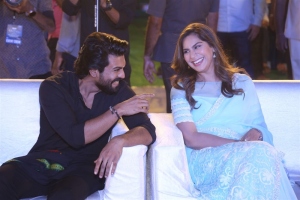 Ram Charan, Upasana Kamineni @ Acharya Movie Pre Release Function Stills